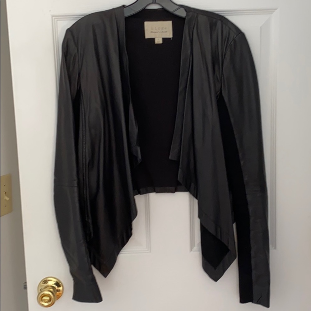 Hinge 100% leather jacket
